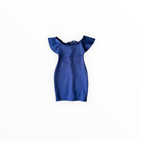 GUESS Navy Blue TORI Bodycon Dress - Picture 2 of 5